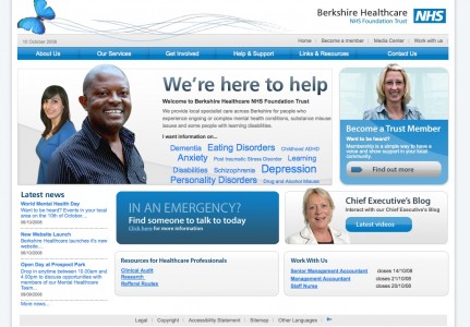 Berkshire Heathcare Foundation Trust Main Website
