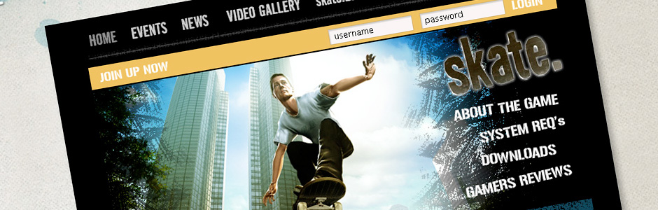 EA Skate Homepage